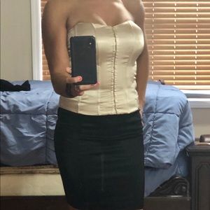 Satin sexy corset